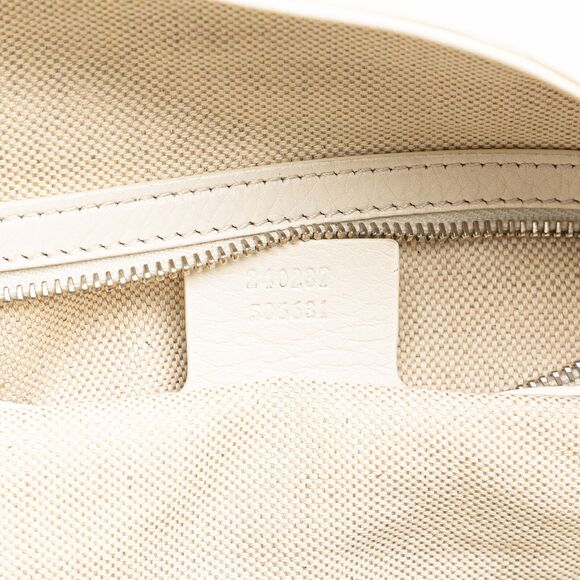 Auth Gucci Horsebit Techno White Calf #167609G51B - Picture 7 of 10